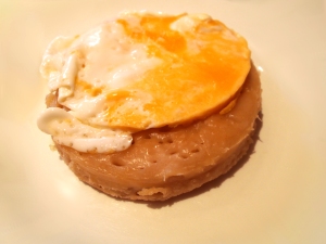 Day17 Breakfast: Crumpet with egg