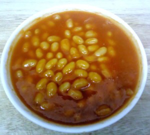 Day 31 Lunch: Microwaved baked beans